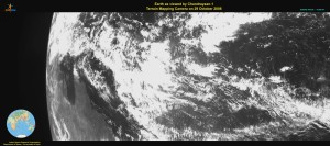 チャンドラヤーン1衛星が撮影した地球(その1)