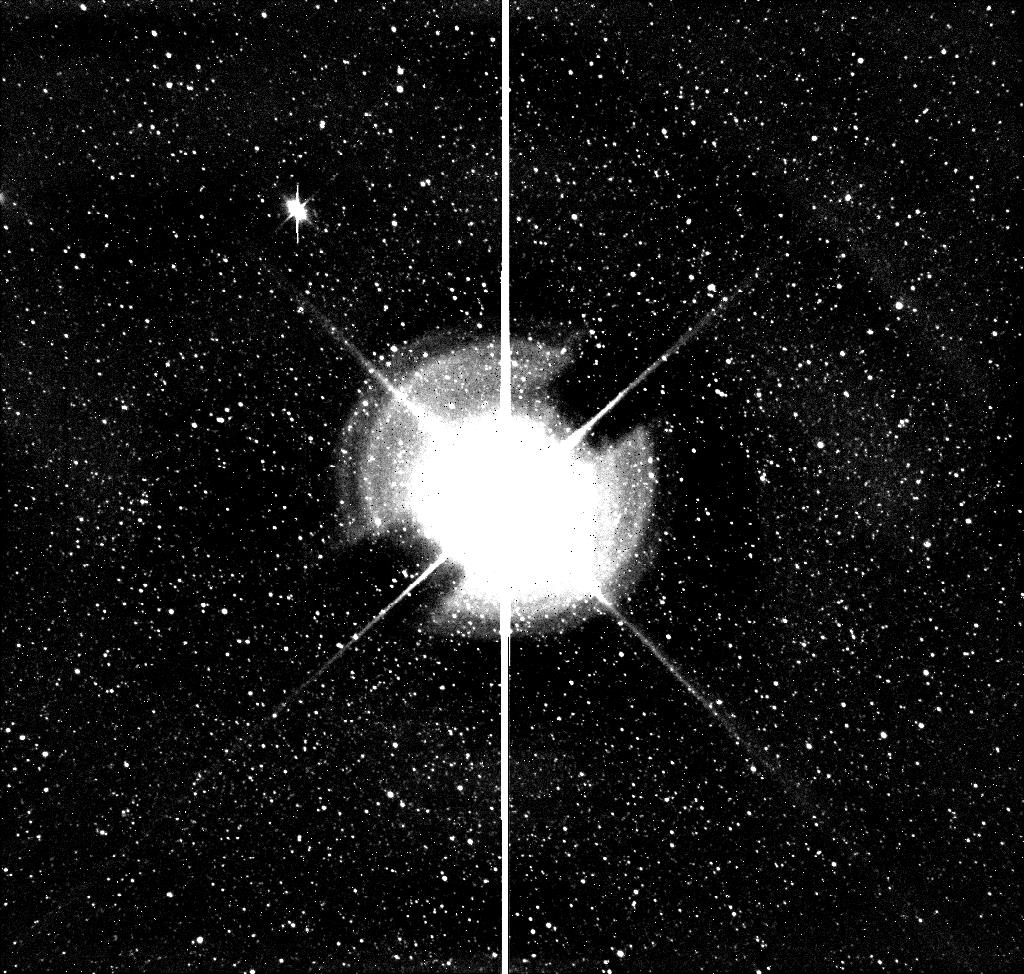 衛星探索のために178秒の長時間露光で撮影したリュウグウ