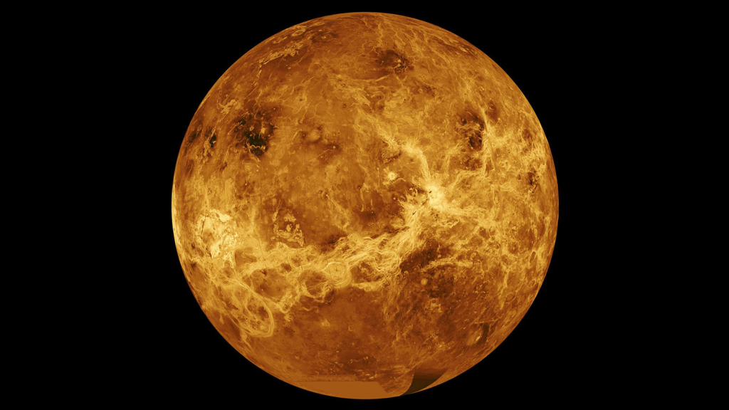 金星探査機マゼランが捉えた金星